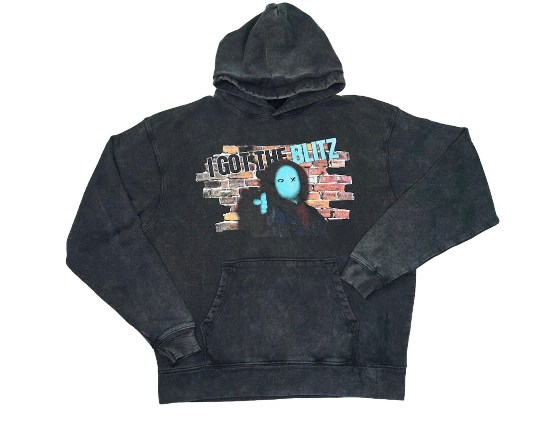 I Got The Blitz Stone washed Hoodie