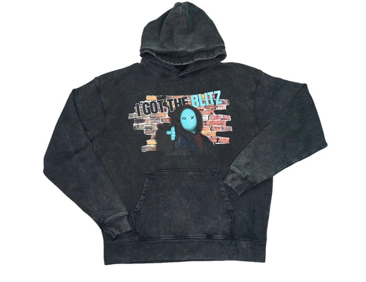 I Got The Blitz Stone washed Hoodie