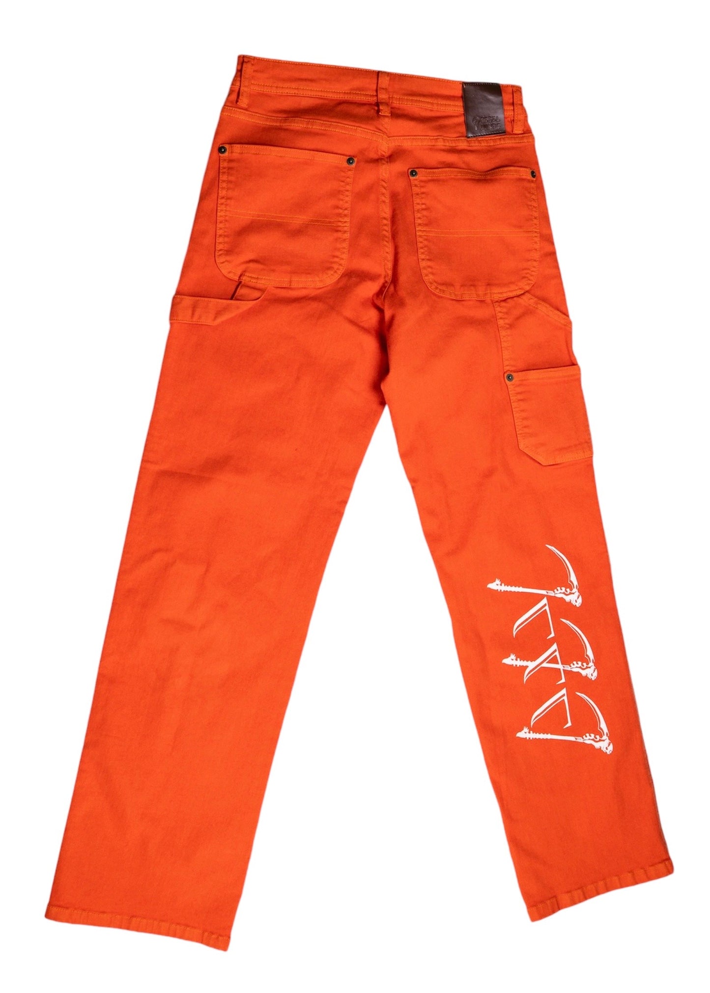 Blitz Orange Carpenter Pants